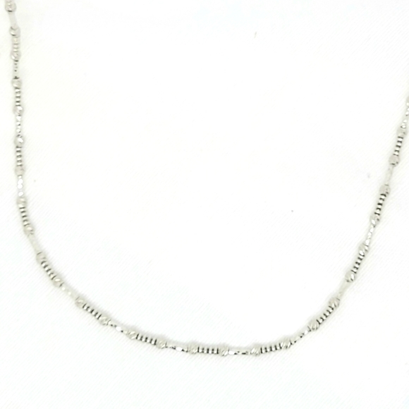 14k White gold chain new - Picture 1 of 4